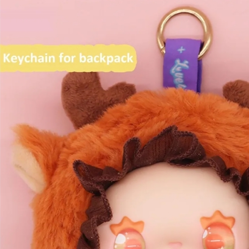 Lovely Emma Starry Elk Pocket Zoo Series Blind Box Plush Keychain - Picture 11 of 12